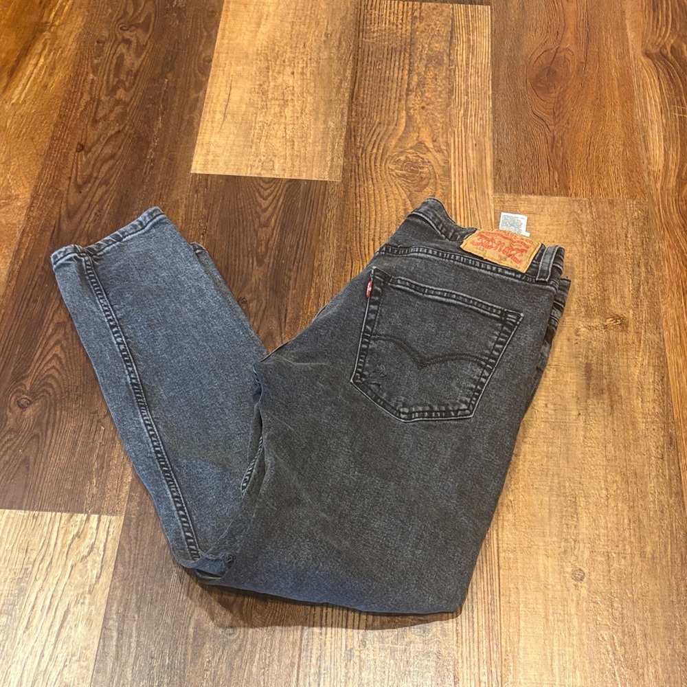 Black skinny mens levis